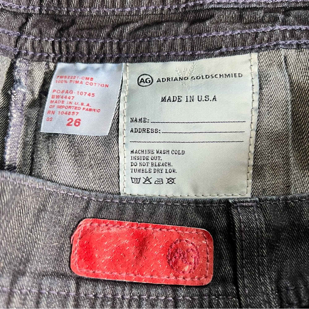 AG Adriano Goldschmied Dark Denim Pencil Skirt Size 26 Zipper Fly - Picture 5 of 9